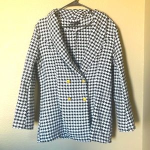 Shein  Black and White Blazer Sz 8/10